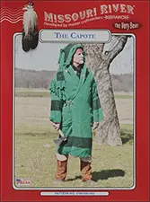 Pattern for
Blanket Capote,
Men's size 30 to 50,
Women's size 8 to 20